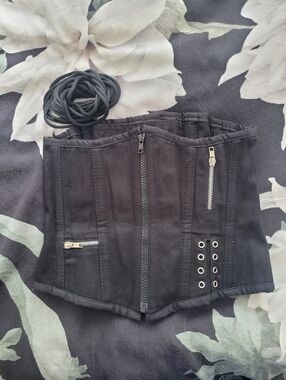 Sz 26 Burlesk Corset With Steel Boning